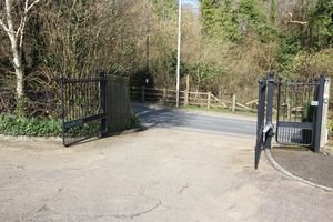 Entrance gates- click for photo gallery